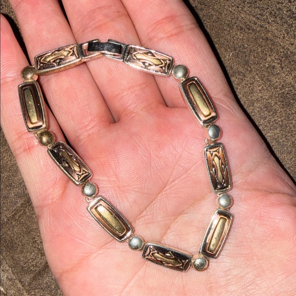 Liz Claiborne Jewelry - Vintage Liz Claiborne Elegant Gold and Silver Bracelet